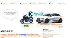 Desktop Screenshot of fahrschule-krause-hw.com